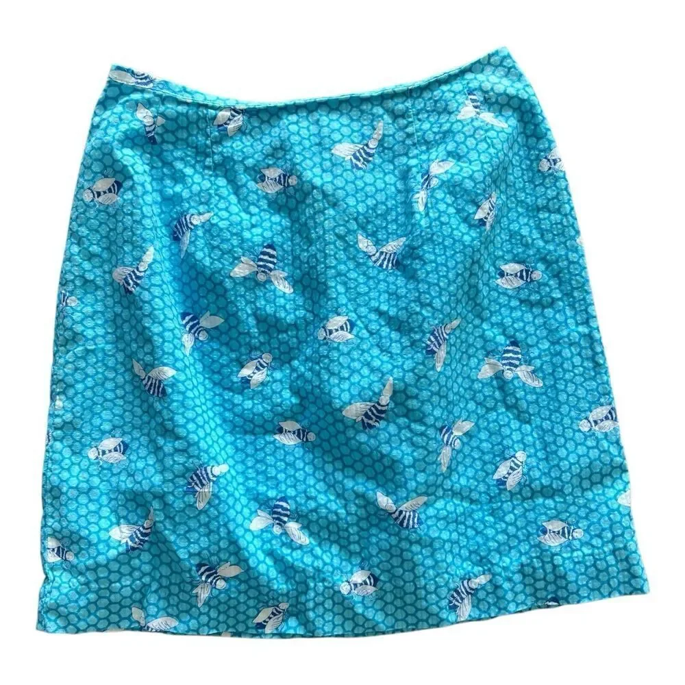 Lilly Pulitzer Busy Bee Mini Skirt Size 2P